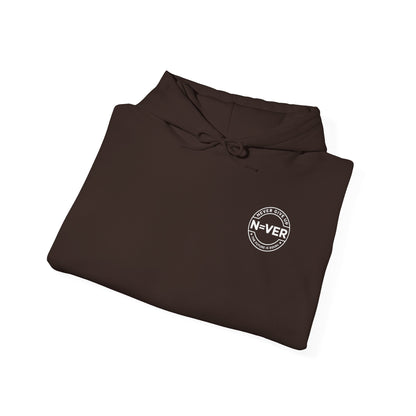 Anniversary Years Hoodie — Minimal Retro Logo Pullover with Sleeve Milestone Dates