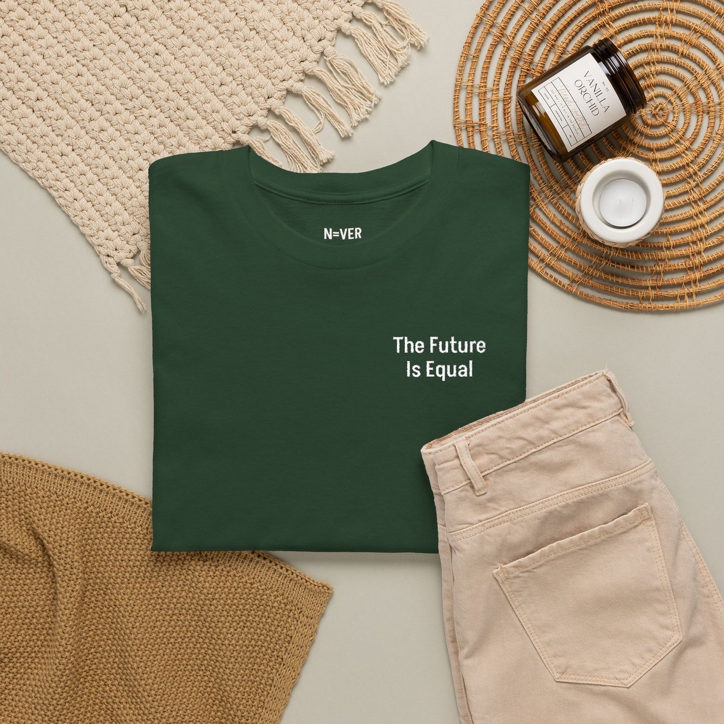 The Future Is Equal Embroidered Tee | N=VER™