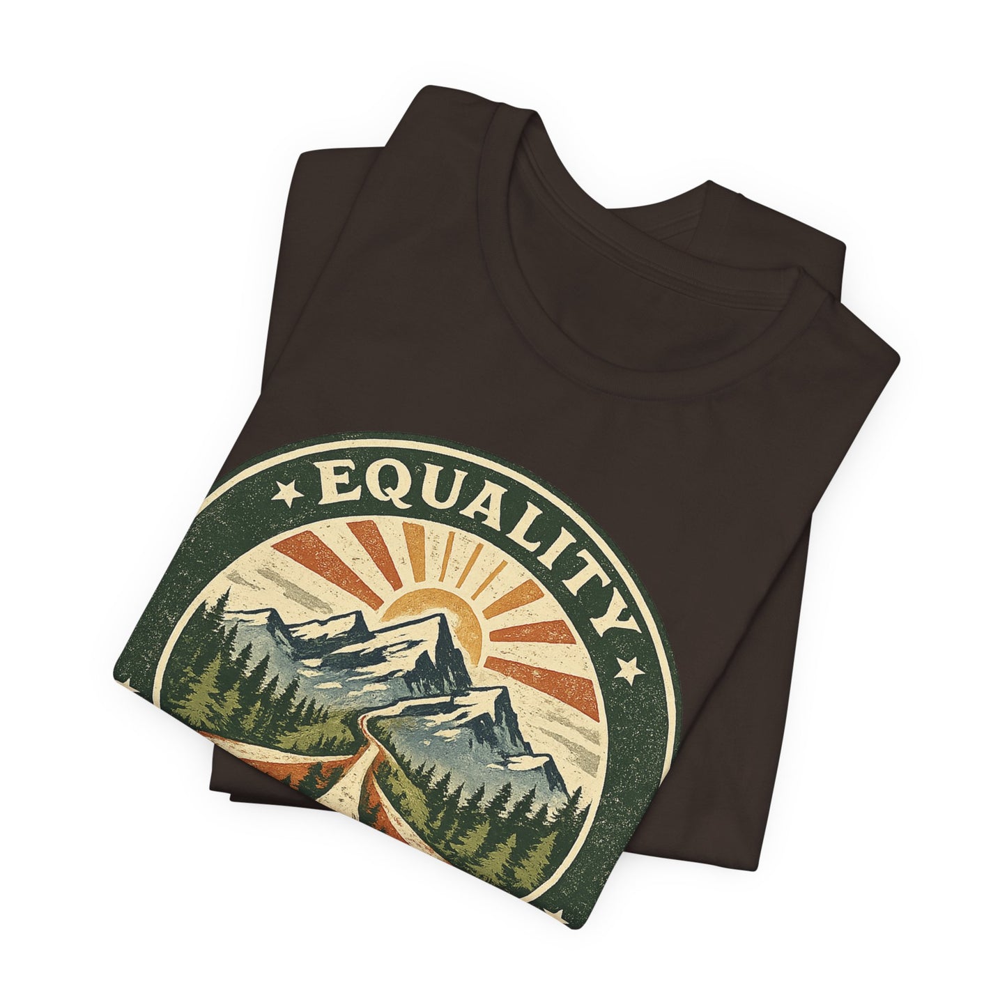Equality Mountain Trail T-Shirt — "The Trail Belongs to Everyone" Nature Tee