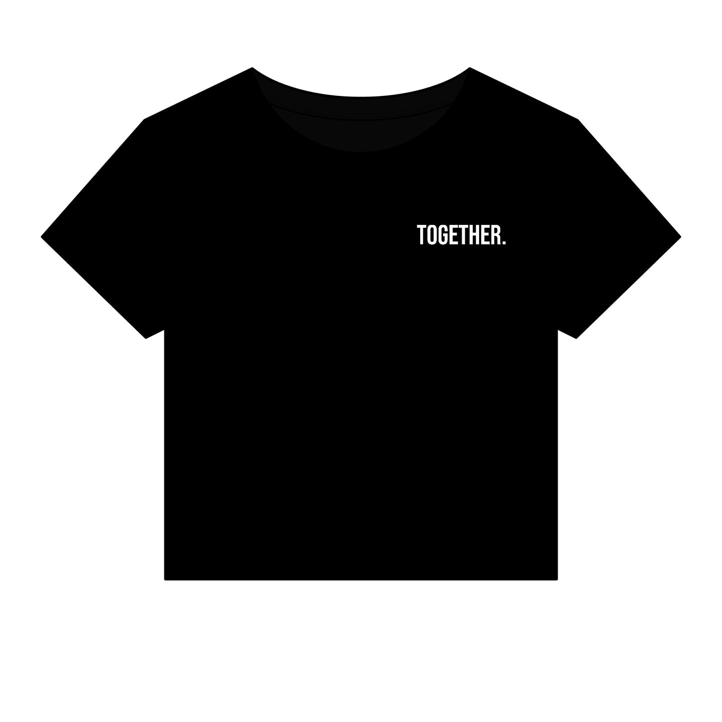 Together. Women's Fitted Baby Tee | Modern Statement Tee