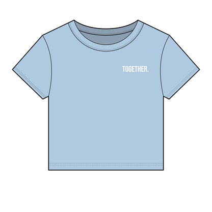 Together. Women's Fitted Baby Tee | Modern Statement Tee