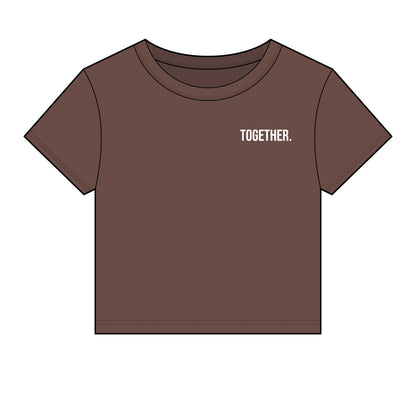 Together. Women's Fitted Baby Tee | Modern Statement Tee