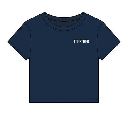 Together. Women's Fitted Baby Tee | Modern Statement Tee