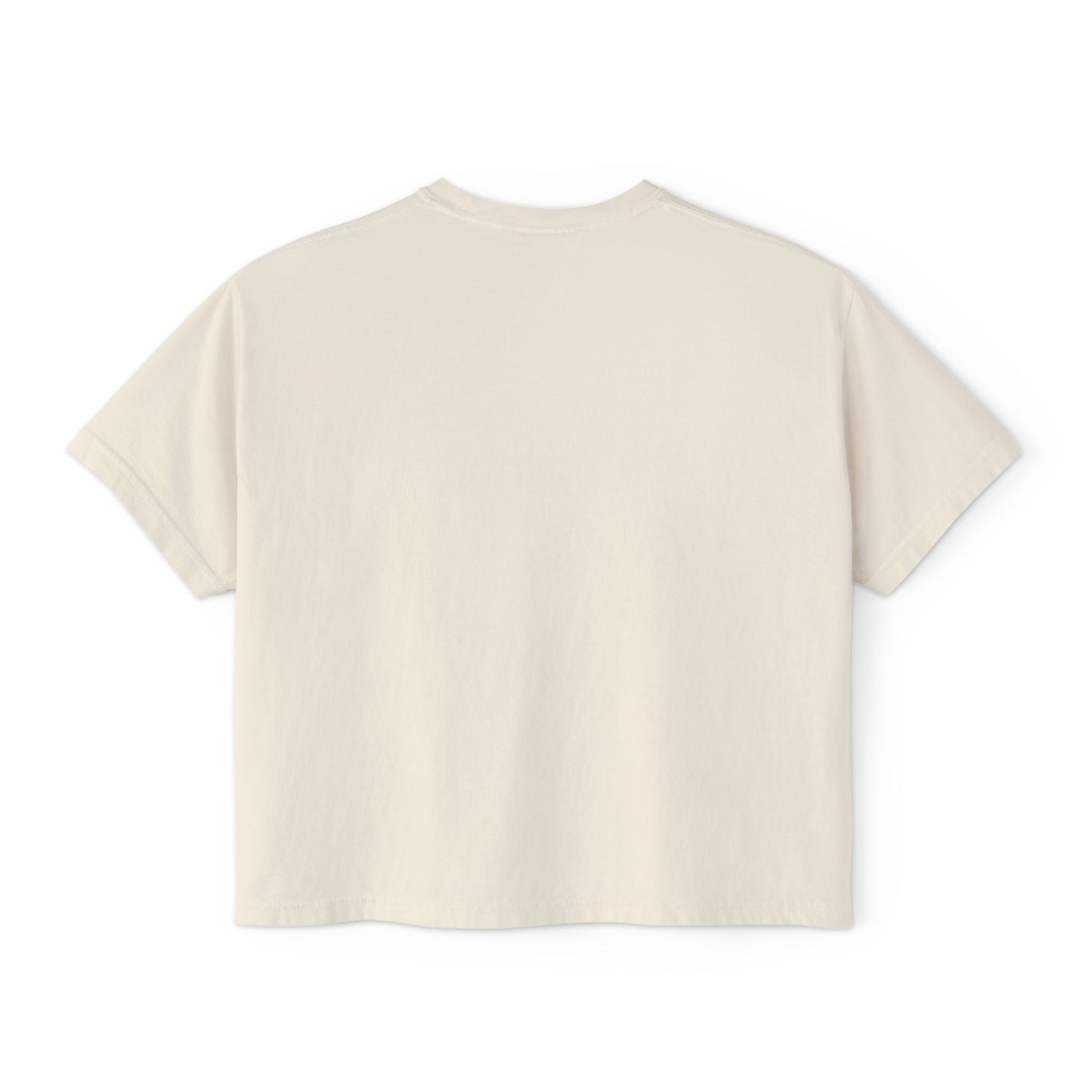 Reading Is Radical Women’s Boxy Tee — Vintage Bookshelf Graphic