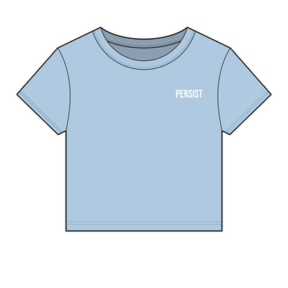 Persist. Women's Fitted Baby Tee | Modern Statement Tee