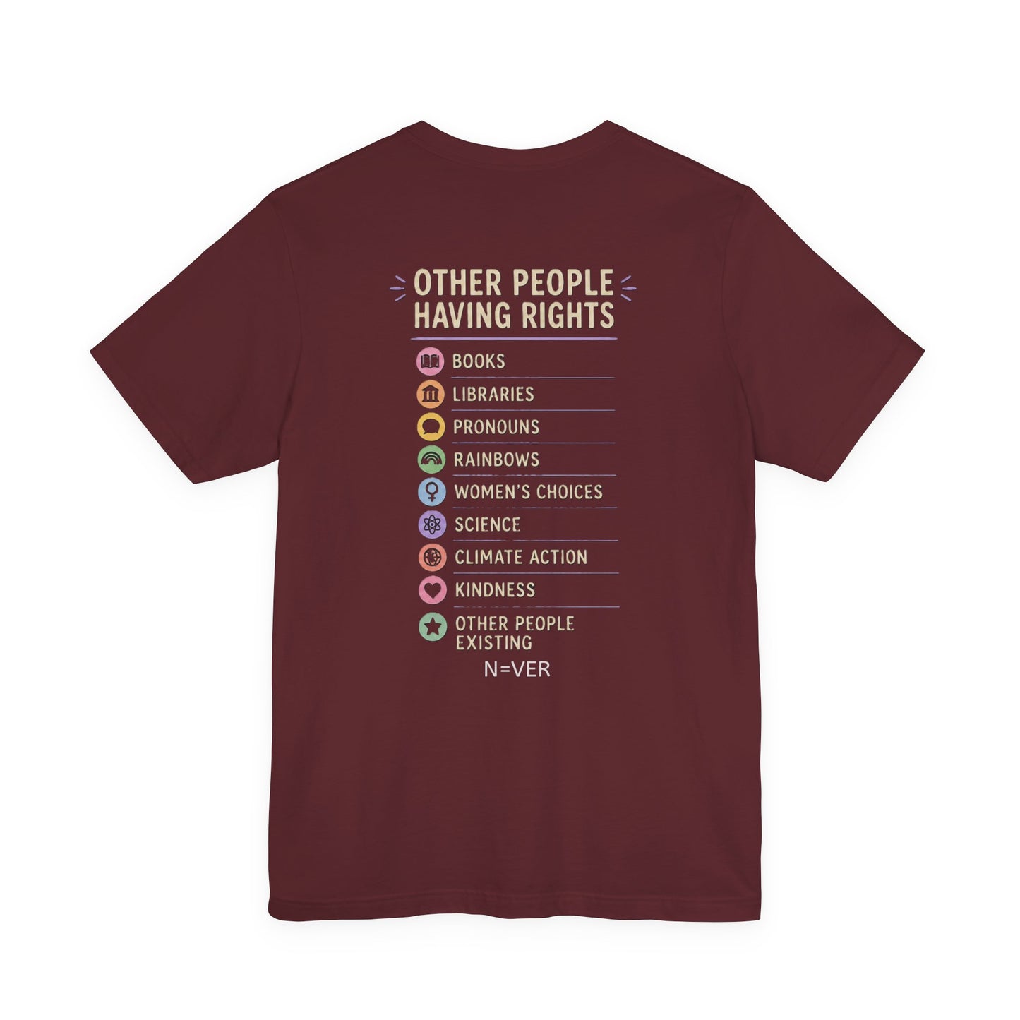 Weird Thing To Be Mad About Tee — “Other People Having Rights” Social Justice Graphic T-Shirt