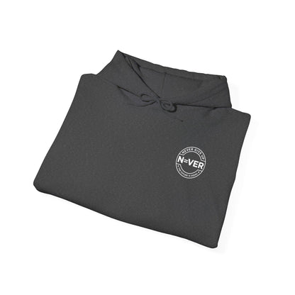 Anniversary Years Hoodie — Minimal Retro Logo Pullover with Sleeve Milestone Dates