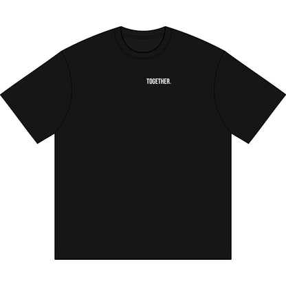 Together. Embroidered Oversized Boxy T-Shirt | Minimalist Streetwear Tee
