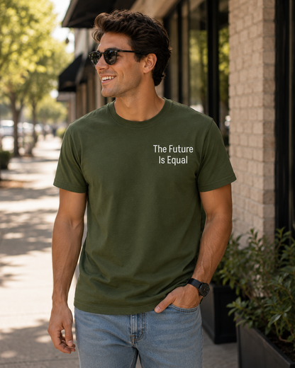 The Future Is Equal 'Never Give Up' Tee