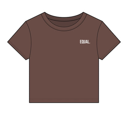 Equal. Women's Fitted Baby Tee | Modern Statement Tee
