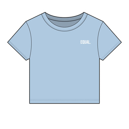 Equal. Women's Fitted Baby Tee | Modern Statement Tee