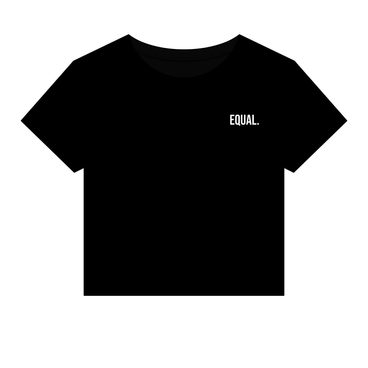 Equal. Women's Fitted Baby Tee | Modern Statement Tee