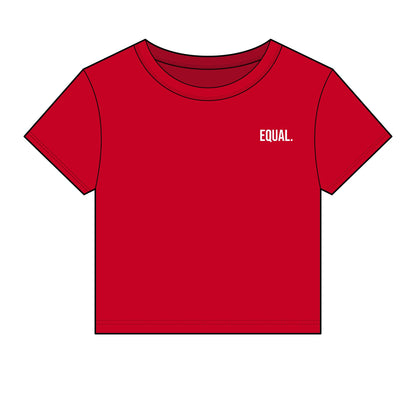 Equal. Women's Fitted Baby Tee | Modern Statement Tee