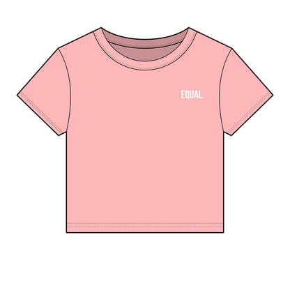 Equal. Women's Fitted Baby Tee | Modern Statement Tee