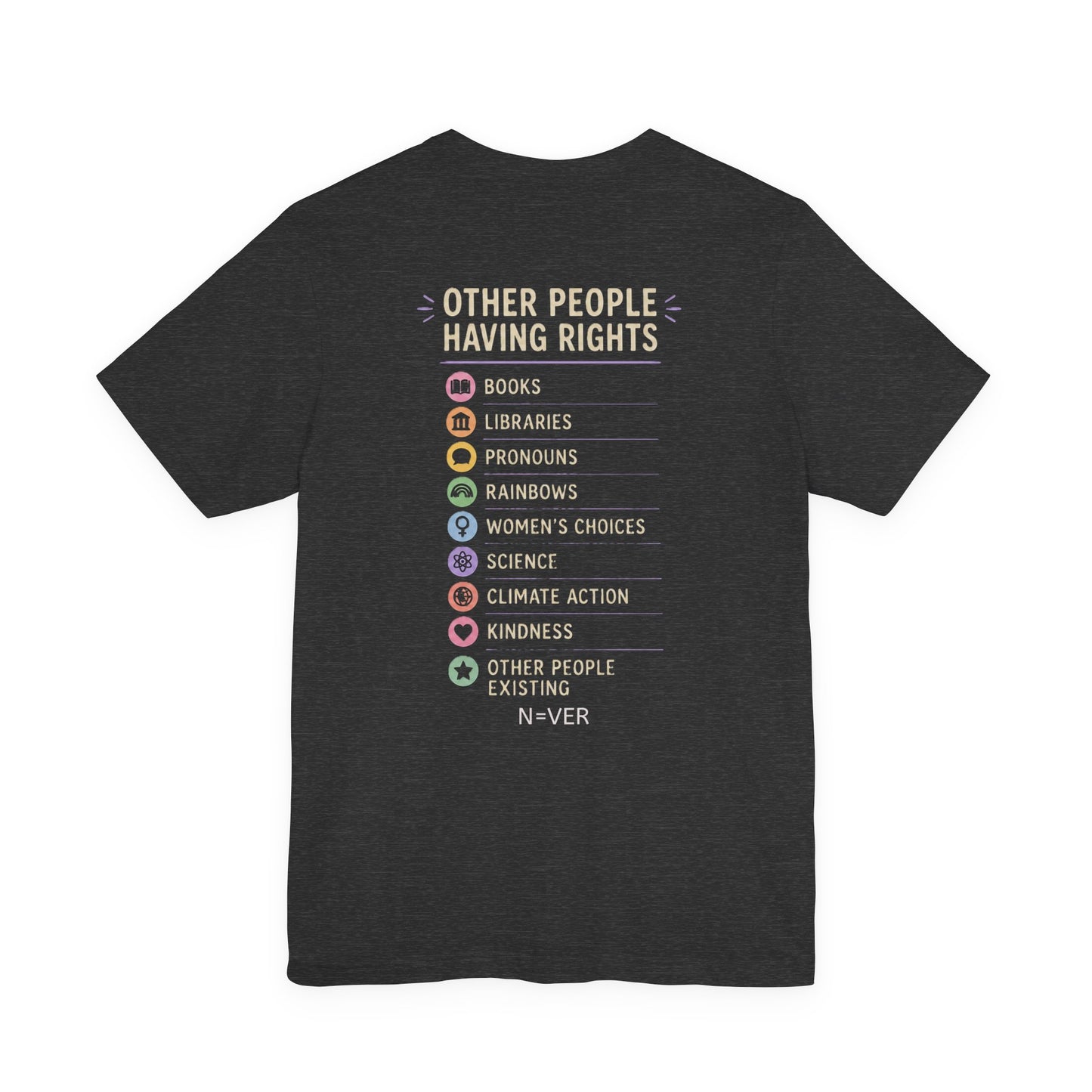 Weird Thing To Be Mad About Tee — “Other People Having Rights” Social Justice Graphic T-Shirt